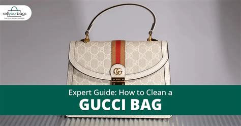 how to clean gucci fabric bag